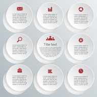 Modern vector template for your business project N118