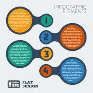 Metaball infographic elements