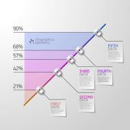 Business diagram infographics element