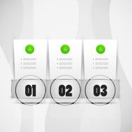 Minimalistic white and black infographic banners