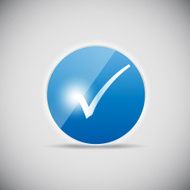 Shine glossy computer icon vector illustration N2