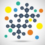 metaball colorful round diagram infographics N15