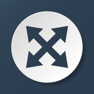 Fullscreen sign icon Arrows symbol N6