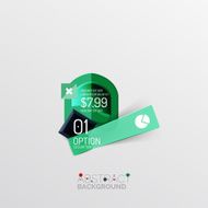 Geometric abstract shape infographic layouts N35