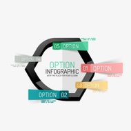 Minimal Line Design Office Web Infographics N13