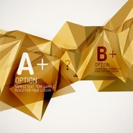 Geometric shapes in the air Vector abstract background N307