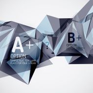Geometric shapes in the air Vector abstract background N309