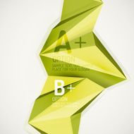 Geometric shapes in the air Vector abstract background N310