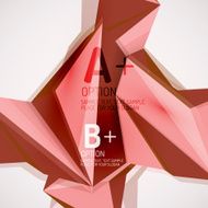 Geometric shapes in the air Vector abstract background N312