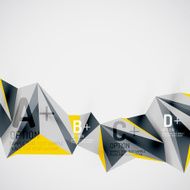 Geometric shapes in the air Vector abstract background N319