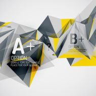 Geometric shapes in the air Vector abstract background N320