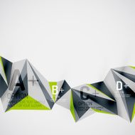 Geometric shapes in the air Vector abstract background N321