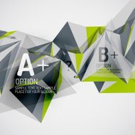 Geometric shapes in the air Vector abstract background N322