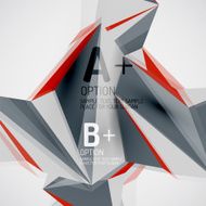Geometric shapes in the air Vector abstract background N324