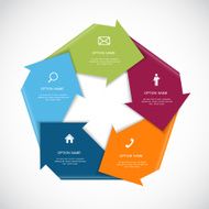 Infographic Templates for Business Vector Illustration N659