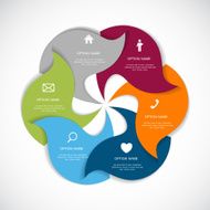 Infographic Templates for Business Vector Illustration N669