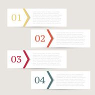 Infographics design template Business concept with 4 options N19