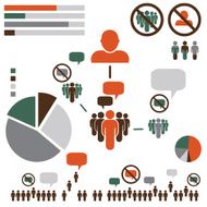 Political infographic elements