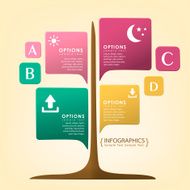 Abstract infographics design N25