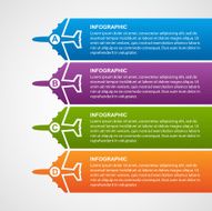 Airlines travel infographics N2