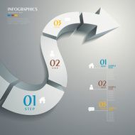 vector abstract 3d road infographics N4