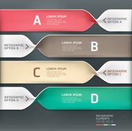 Abstract spiral infographics options banner N4