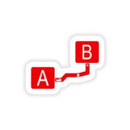icon sticker realistic design on paper interval N4