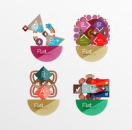 Set of abstract geometric shapes with options N66