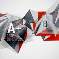 Geometric shapes in the air Vector abstract background N335