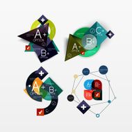 Paper graphics infographic web layouts N62