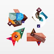 Paper graphics infographic web layouts N66