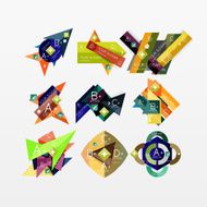 Paper graphics infographic web layouts N69
