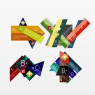 Paper graphics infographic web layouts N70