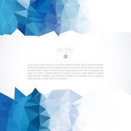 Blue vector template N14