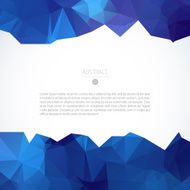 Blue vector template N19
