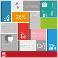 Infographic Squares Background