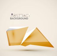 Geometric shapes with sample text Abstract template N279