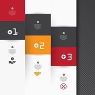 infographic - abstract Design Minimal style template business banners education template N83