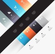 infographic - abstract Design Minimal style template business banners education template N85