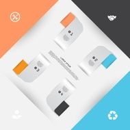 infographic - abstract Design Minimal style template business banners education template N88