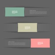 Vector set of high quality banners