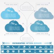 Timeline infographic design template N7