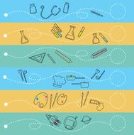 Occupation icons infographic