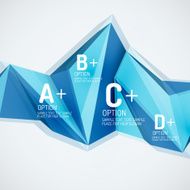 Geometric shapes in the air Vector abstract background N343