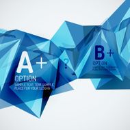Geometric shapes in the air Vector abstract background N344