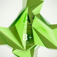 Geometric shapes in the air Vector abstract background N345