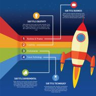 Business Rocket Infographic