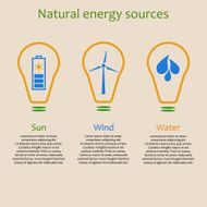 Natural energy sources