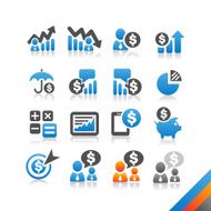 Business Finance icon vector - Simplicity Series