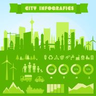 Eco city infographics N2